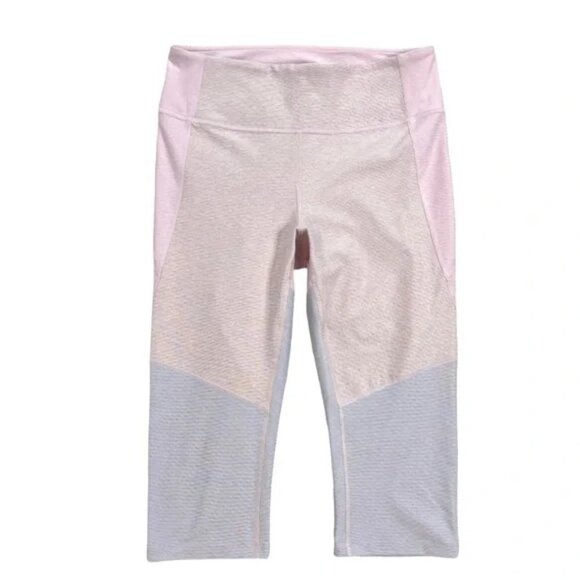Outdoor Voices Colorblock Capri leggings in tulip, dahlia, and wisteria size XS - Picture 3 of 12